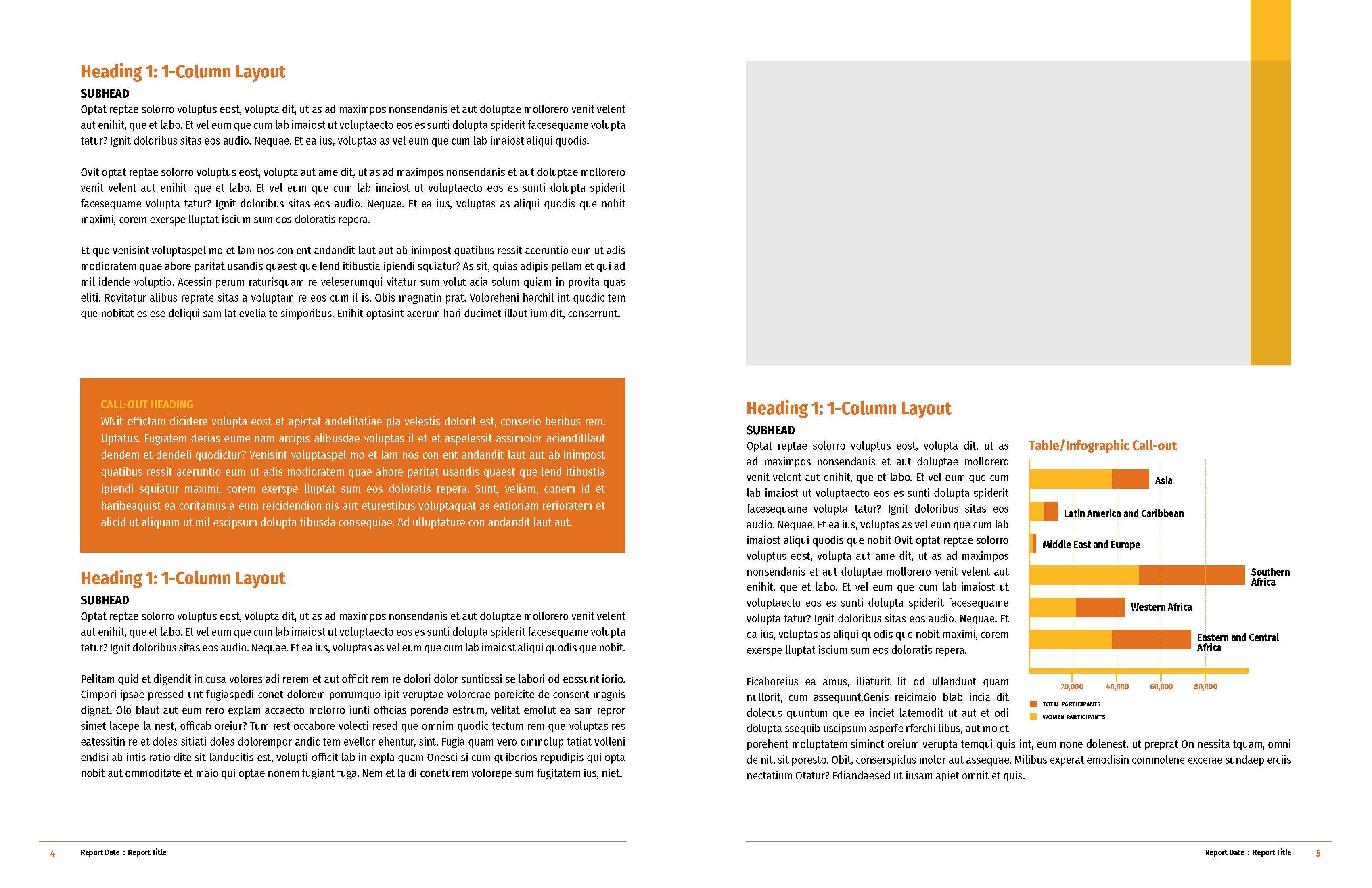 US Report - Multipage Template