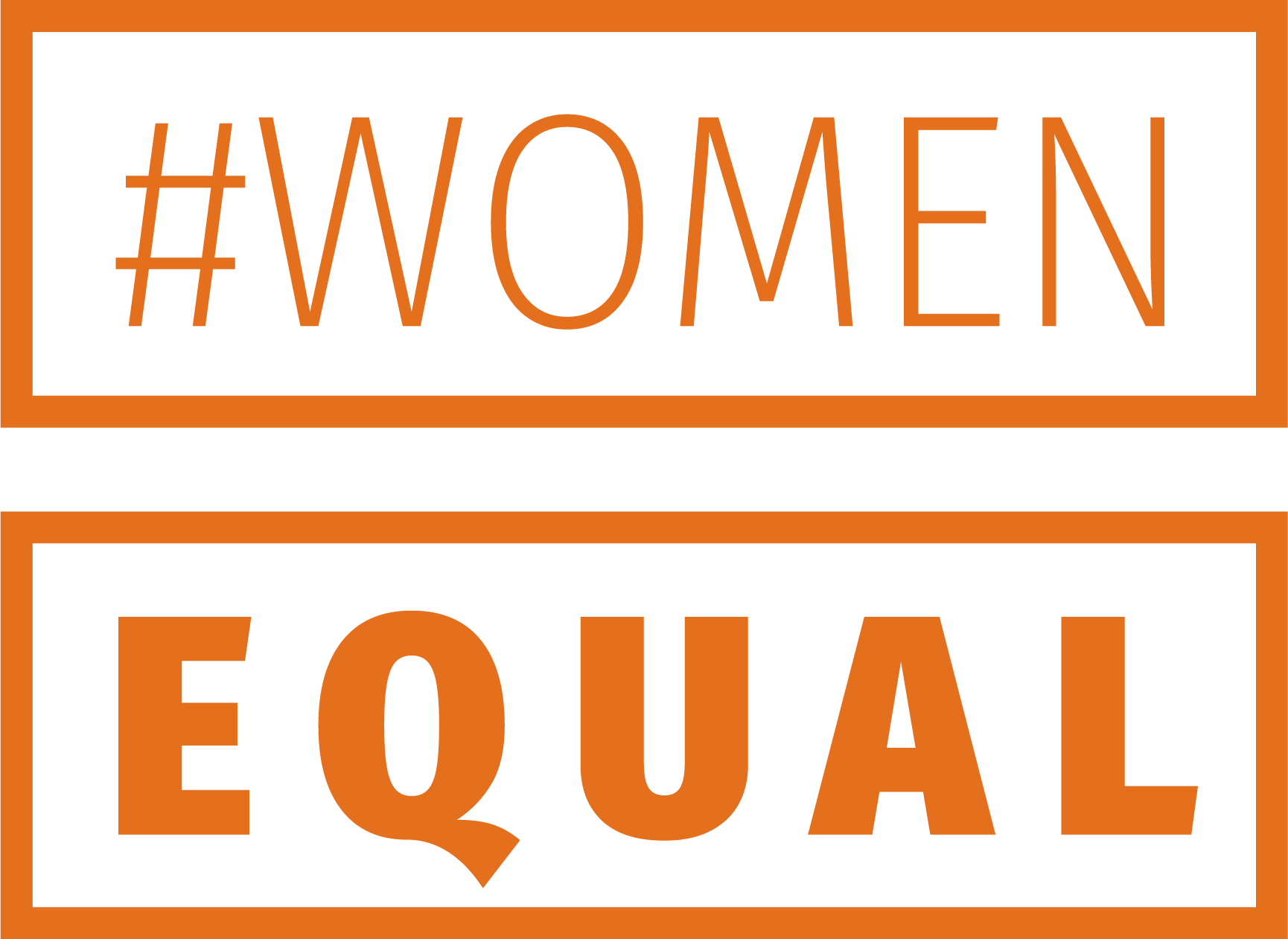 #WomenEqual Campaign Graphic