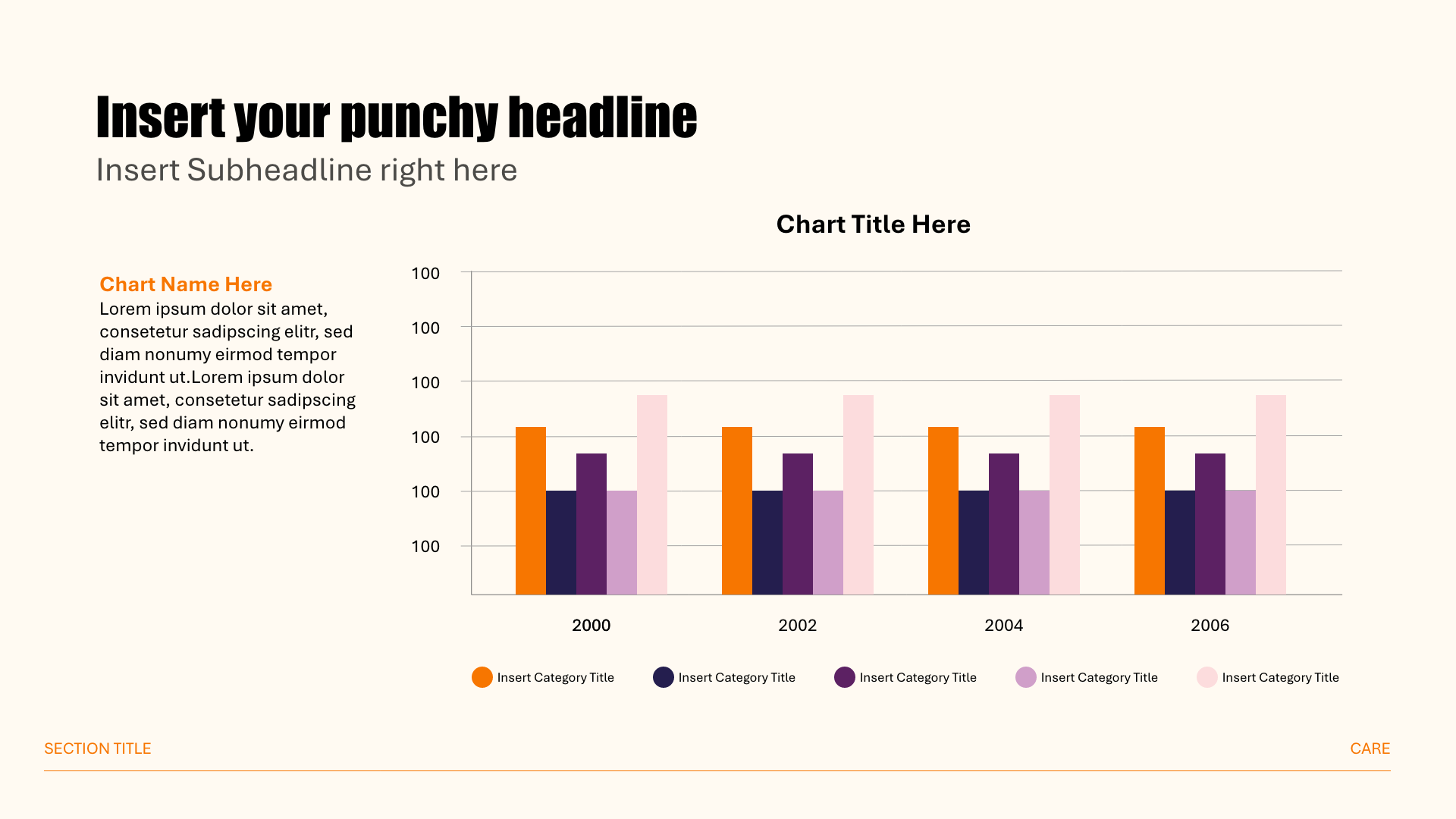 Bar chart slide