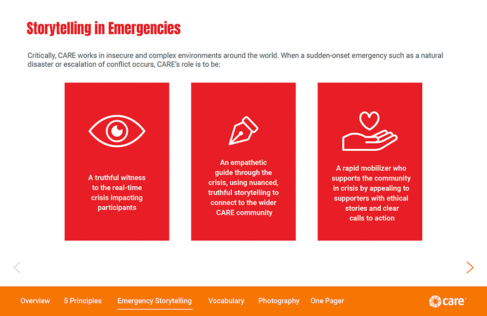 Storytelling in Emergencies